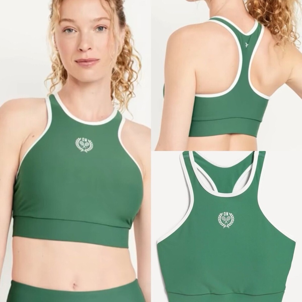 Old Navy Active Powersoft Sports Bra in Green